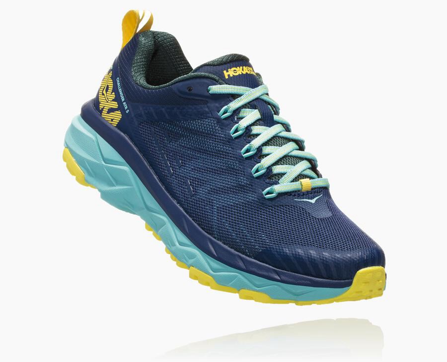 Tenis Trail Hoka One One Feminino Azuis - Challenger Atr 5 - 068-AVXWRC